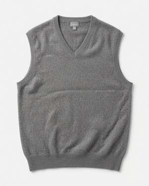 Cashmeren Men's 100% Premium Cashmere V-Neck Sweater Vest